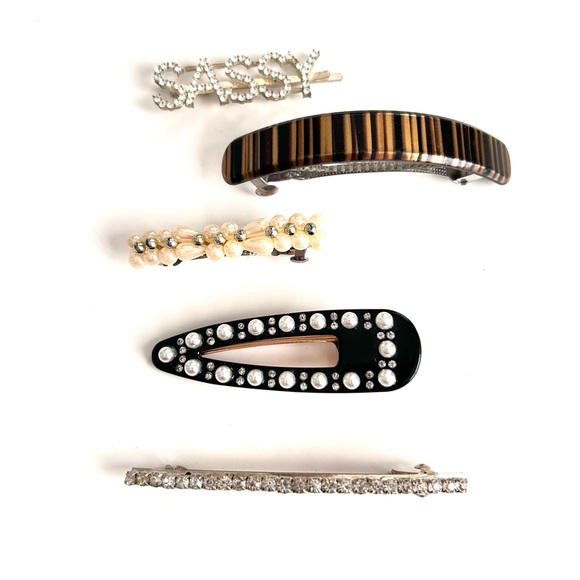 Accessories - Hair Accessory Lot of 5 Barrettes Hair Clip Bobby Pin
